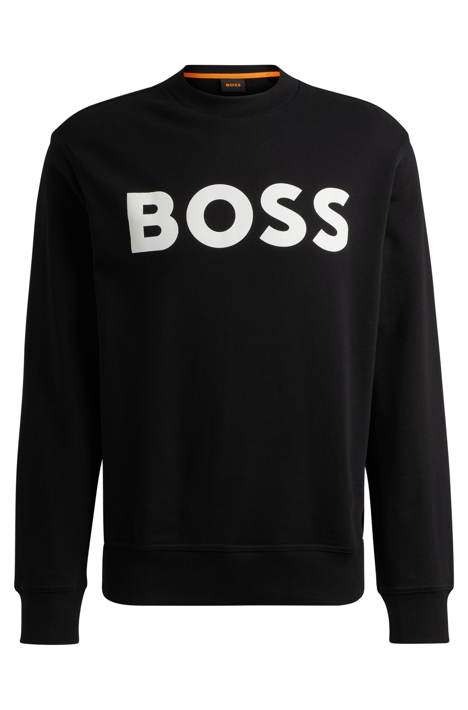 Boss Men’s Black Cotton Sweatshirt - Image 6