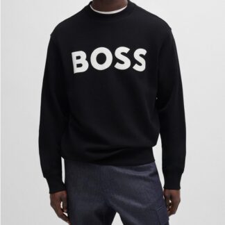 Boss Men’s Black Cotton Sweatshirt