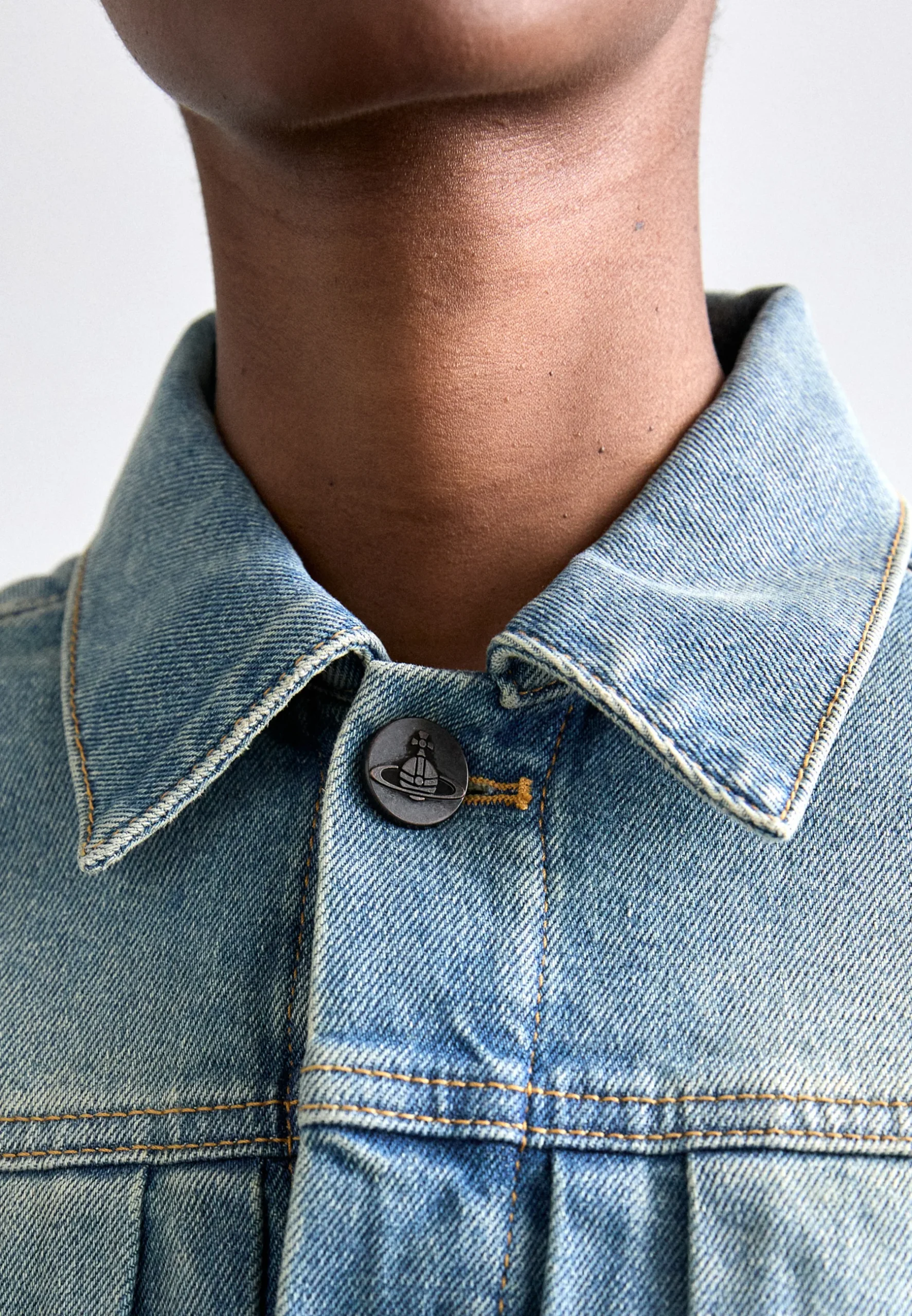 Vivienne Westwood Marlene Cropped Denim Jacket - Image 6