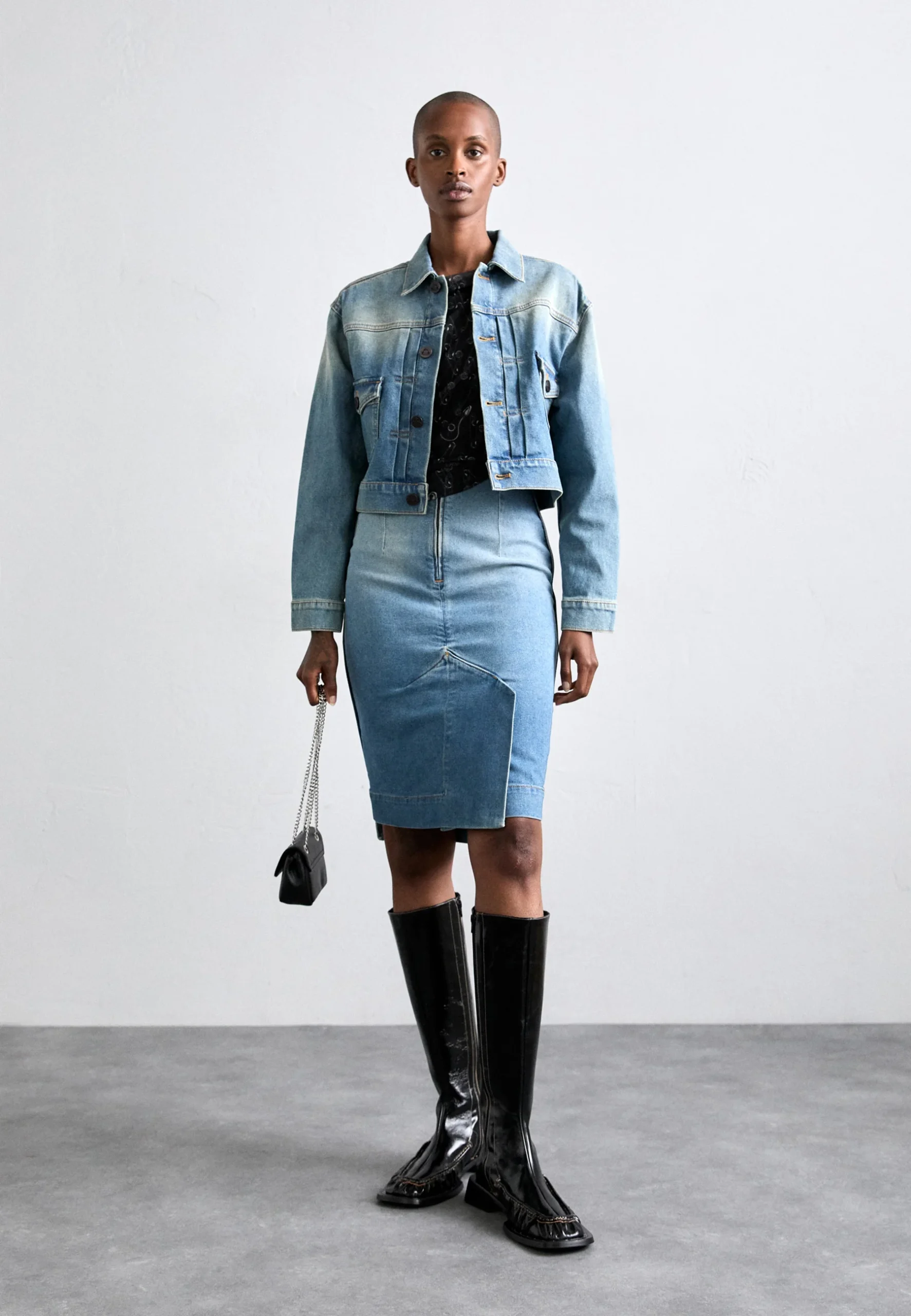 Vivienne Westwood Marlene Cropped Denim Jacket - Image 8