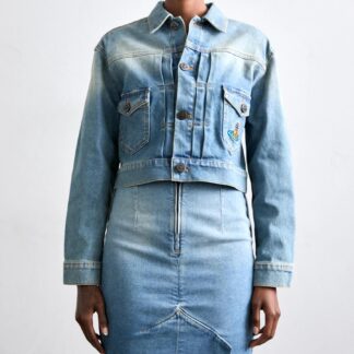 Vivienne Westwood Marlene Cropped Denim Jacket
