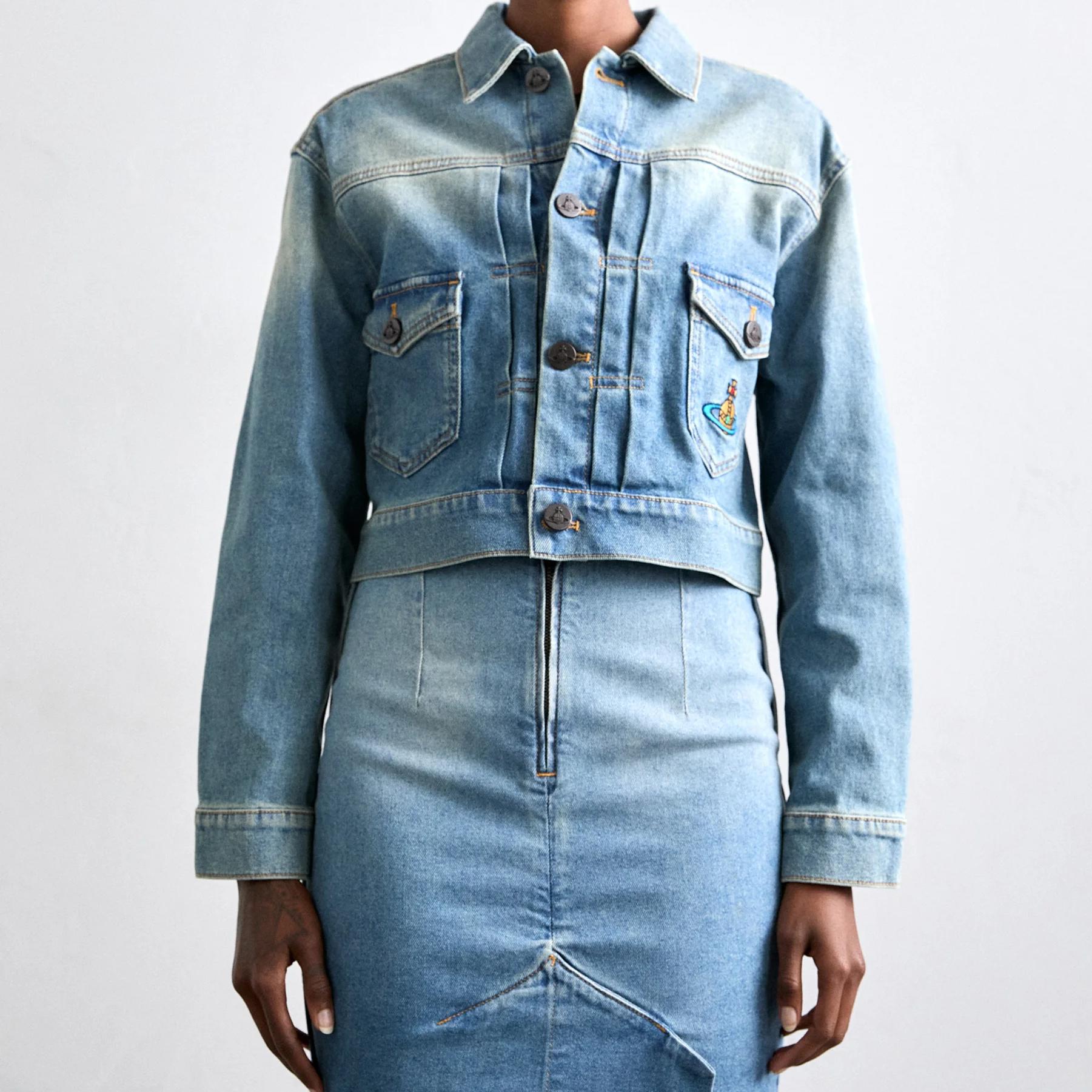 Vivienne Westwood Marlene Cropped Denim Jacket