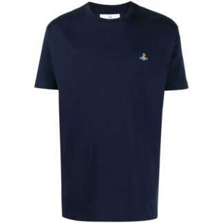 Vivienne Westwood Monochrome Cotton T-Shirt with Iconic Logo