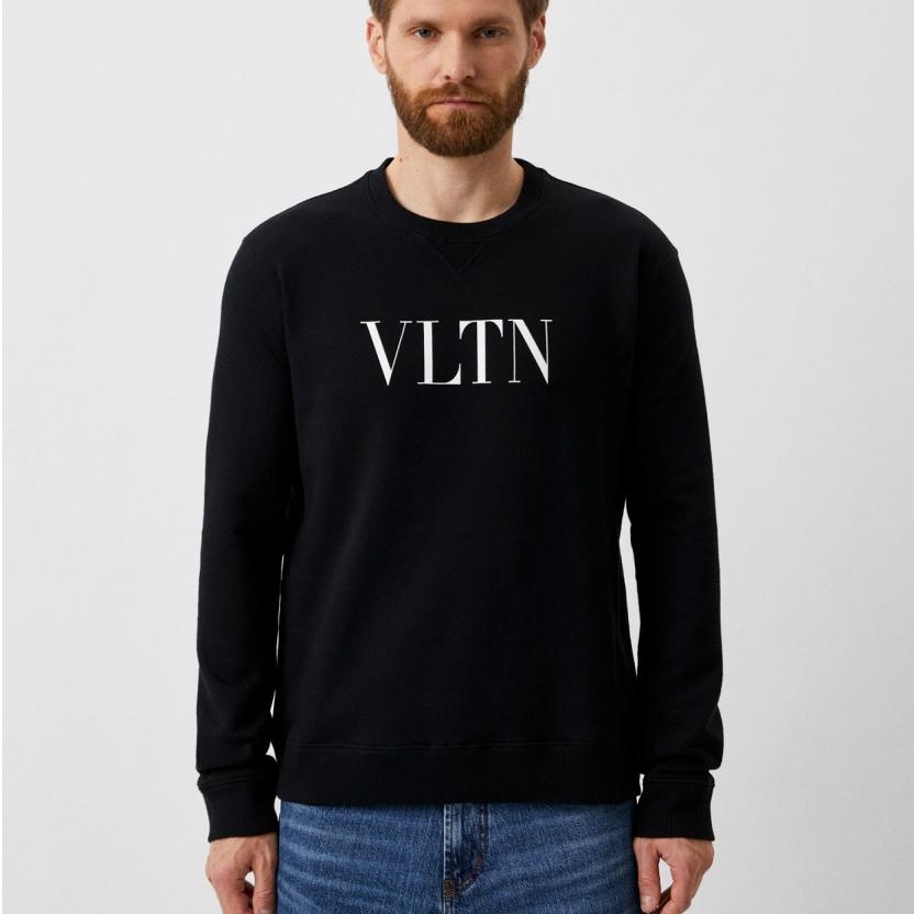 Valentino Cotton Roundneck Sweatshirt with Print