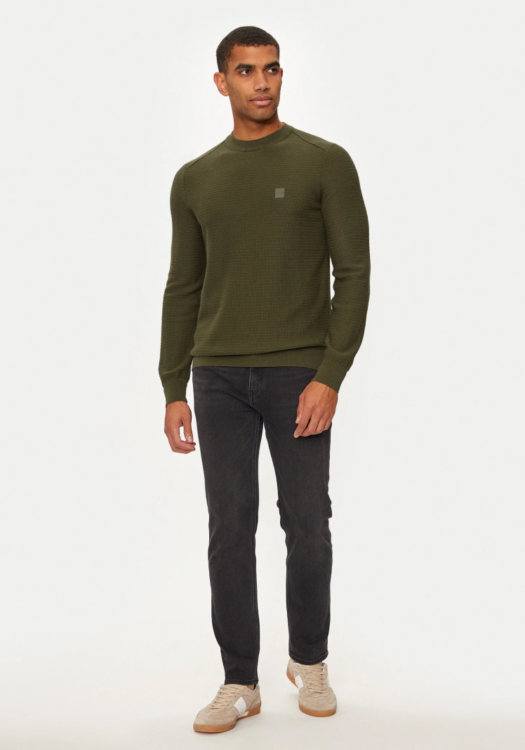 Boss Men's Green Knitwear - Image 4