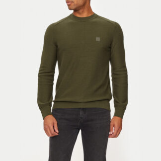 Boss Men's Green Knitwear