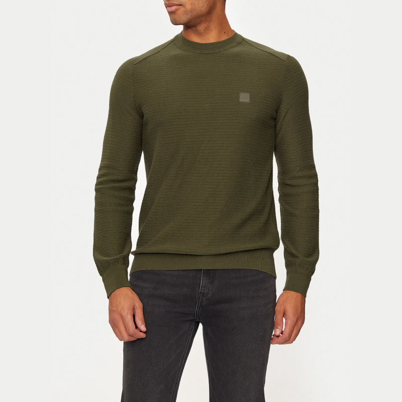 Boss Men's Green Knitwear