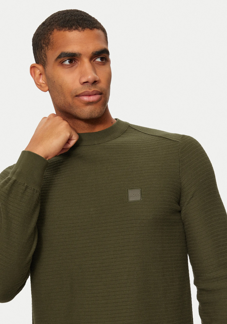 Boss Men's Green Knitwear - Image 5