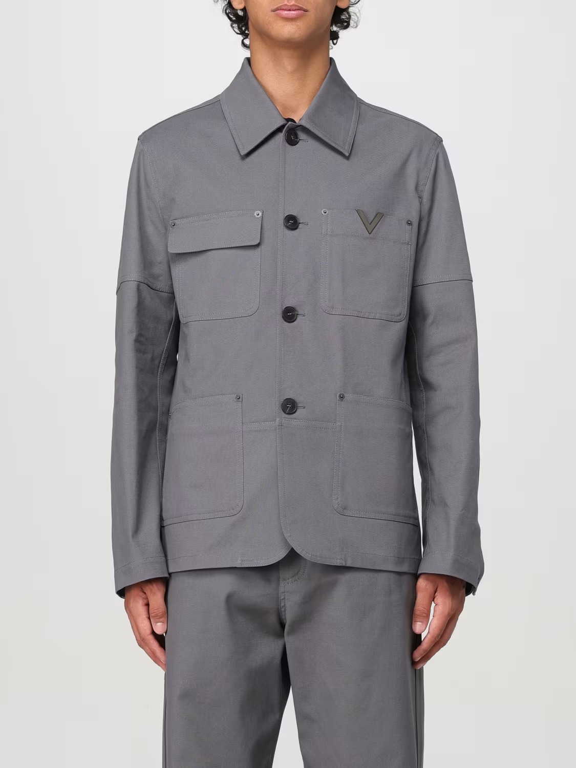 Valentino Cotton Caban Jacket - Image 2