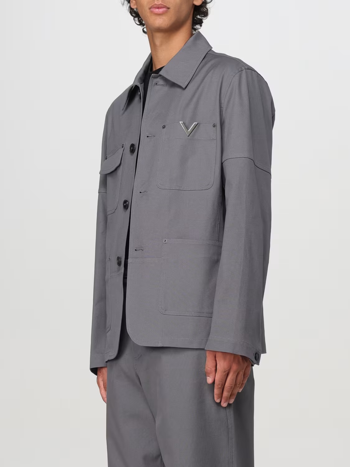 Valentino Cotton Caban Jacket - Image 4