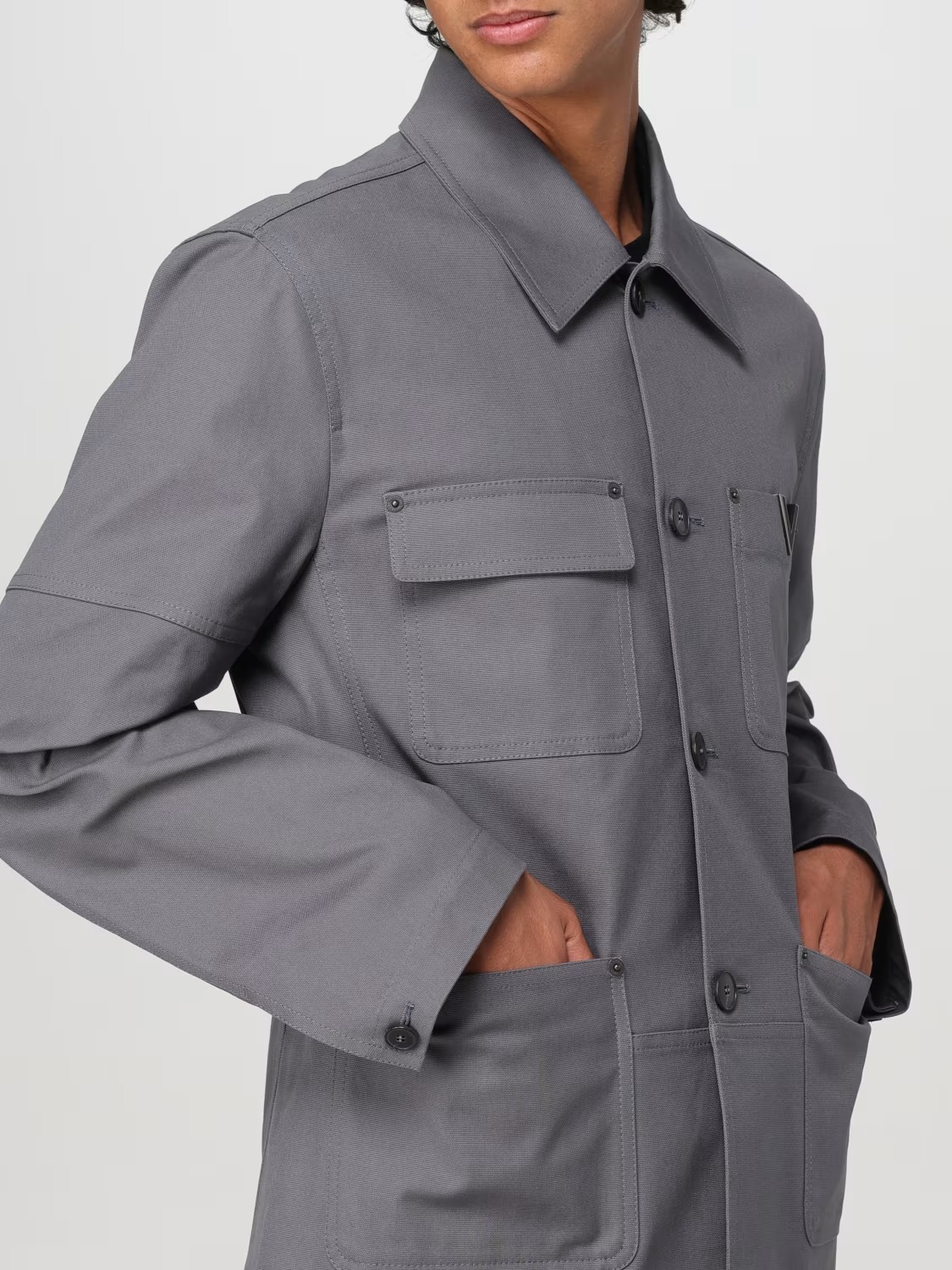 Valentino Cotton Caban Jacket - Image 6