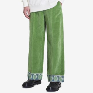 Valentino Velvet Cotton Pants