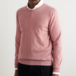 Brunello Cucinelli Wool & Silk Crew Neck Sweater