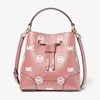 Michael Kors Mercer Small Bucket Drawstring Handbag (Primrose)