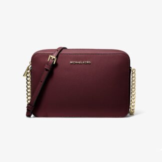 Michael Kors Jet Set Large East West Crossbody Bag (Light Berry Sorbet)