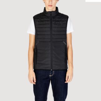 Boss Men's Black Sleeveless Turtleneck Jacket