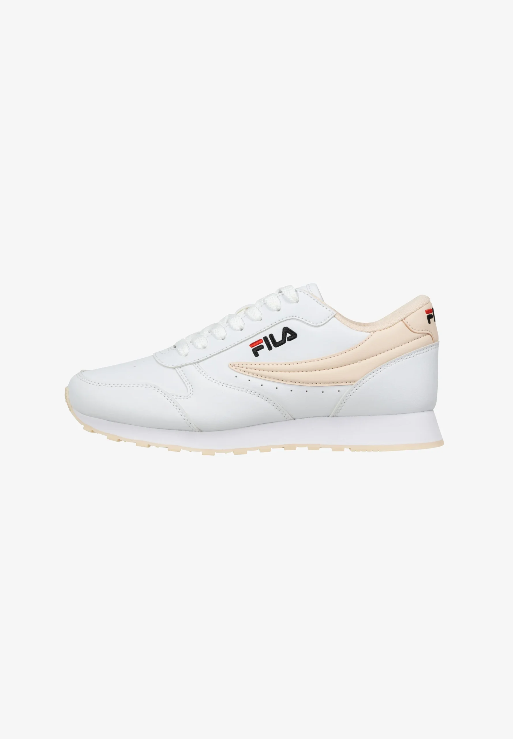 Fila White Sports Sneakers with Contrasting Sole - Image 7