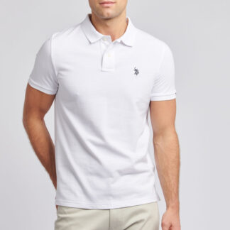 U.S. Polo Assn. Men's Plain Cotton Polo Shirt