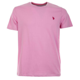 U.S. Polo Assn. Men's Pink Polka Dot T-Shirt