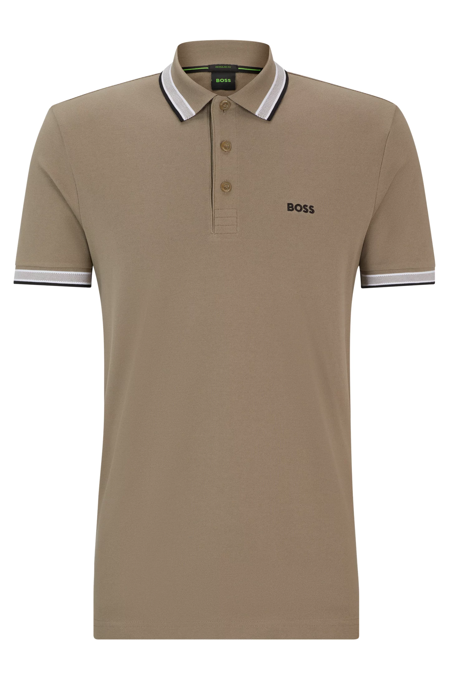 Boss Men’s Plain Brown Polo Shirt - Image 6