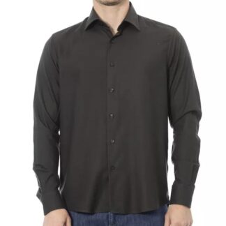 Baldinini Trend Men's Green Regular Fit Shirt