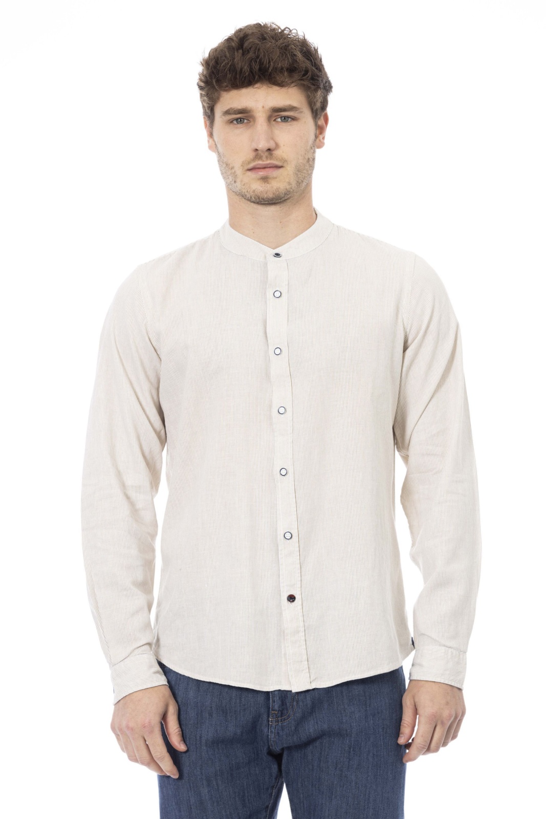 Baldinini Trend White Regular Fit Shirt for Men - Image 2