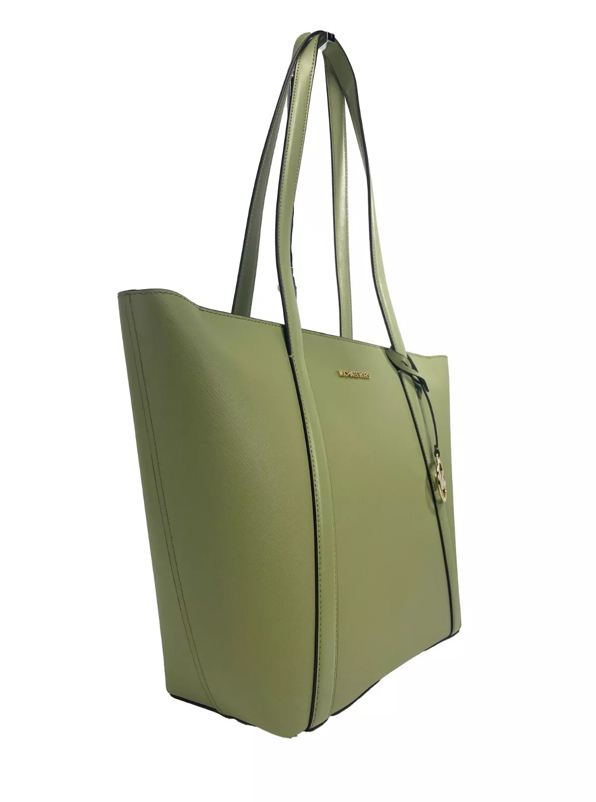 Michael Kors Pratt Large Shoulder Tote Bag in Light Sage - Image 5