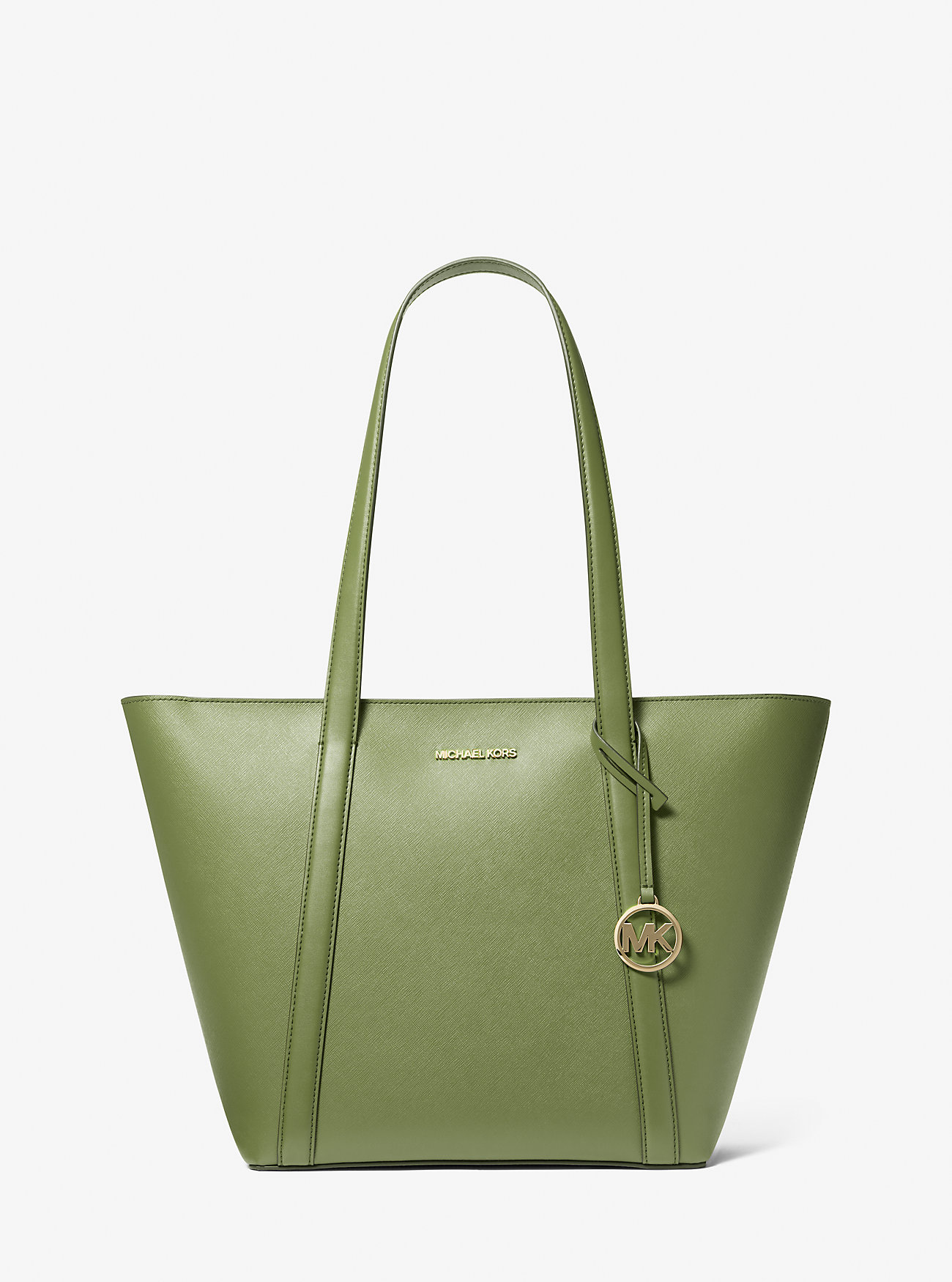 Michael Kors Pratt Large Shoulder Tote Bag in Light Sage - Image 3