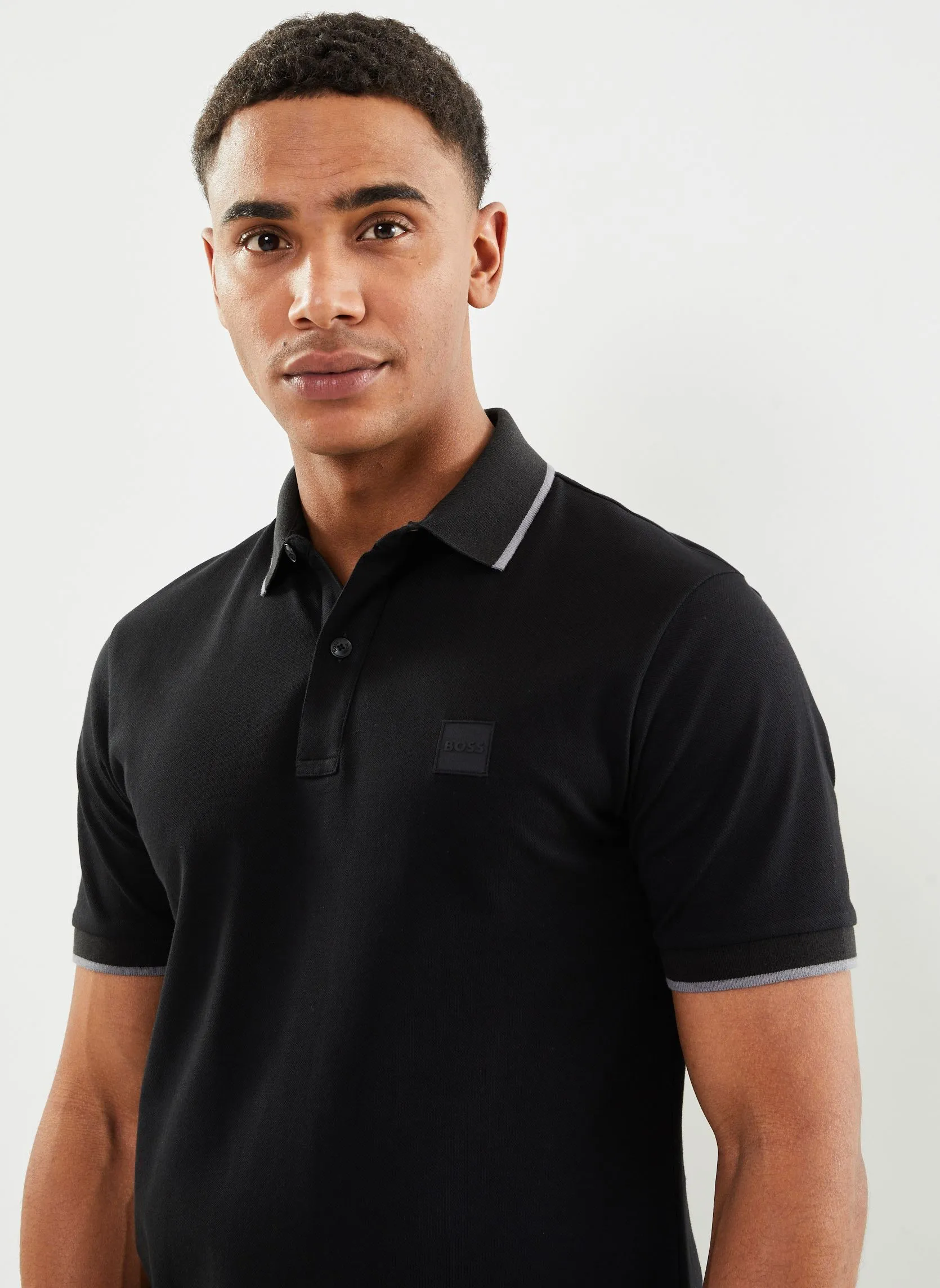 Boss Men's Black Polo Shirt - Image 4
