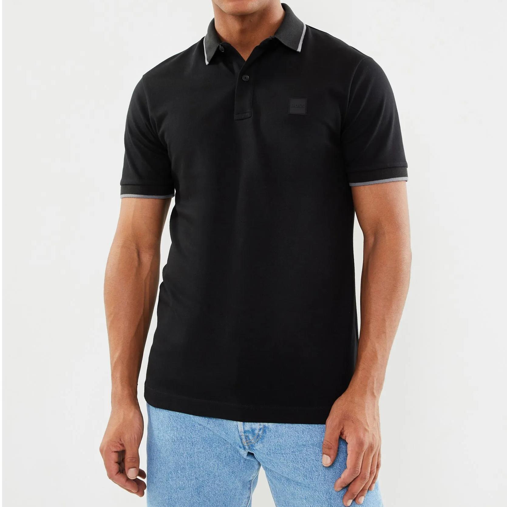 Boss Men's Black Polo Shirt
