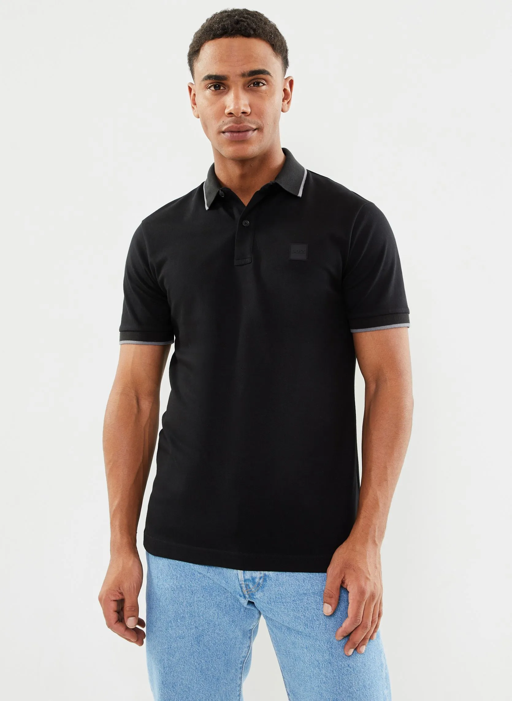 Boss Men's Black Polo Shirt - Image 2