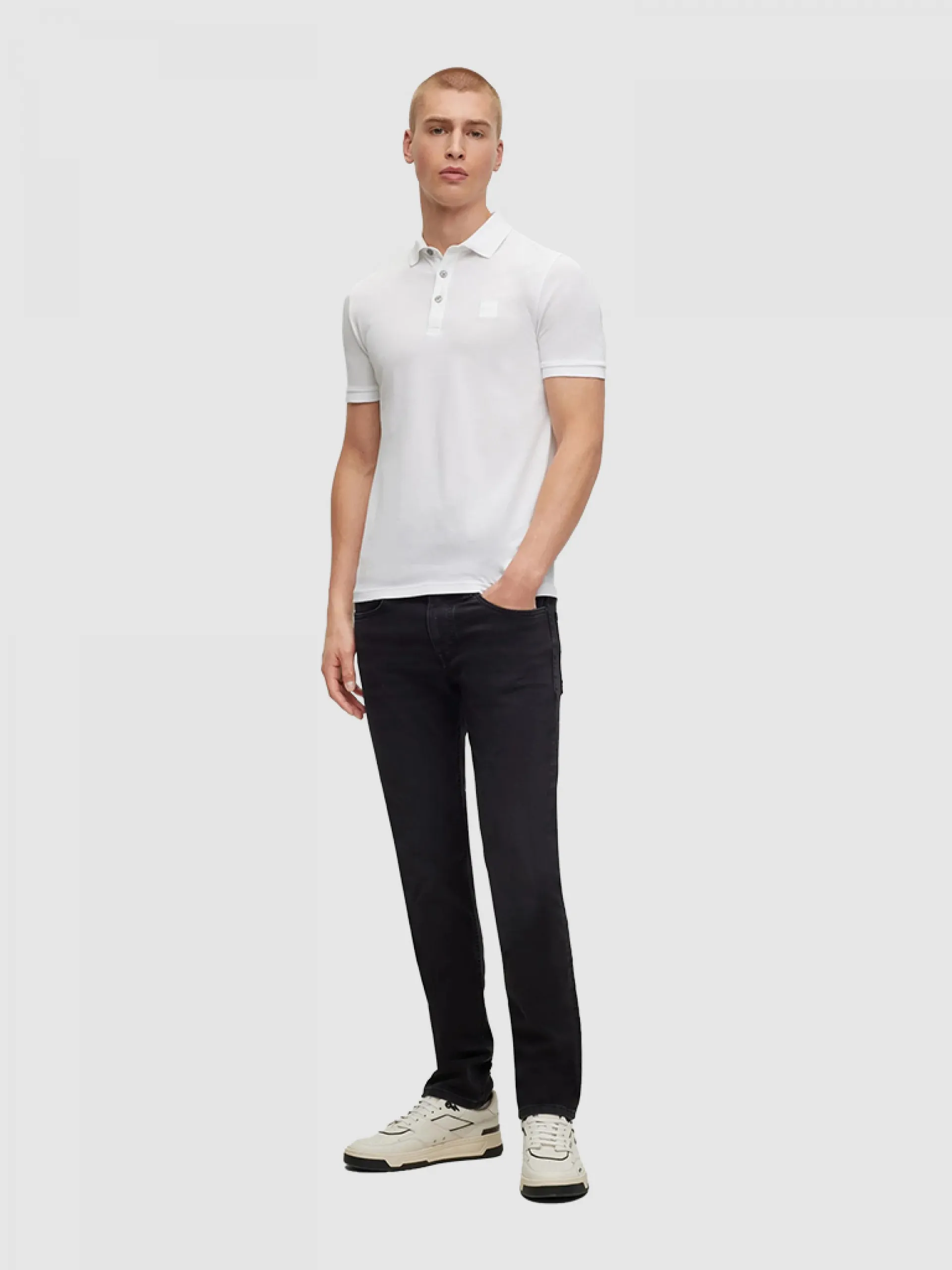 Boss Men's White Polo Shirt - Image 4