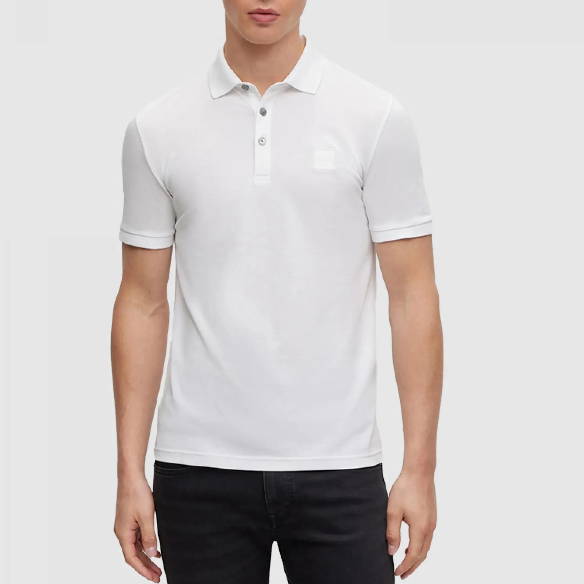 Boss Men's White Polo Shirt