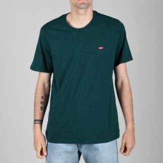 Levi's Men's Green Plain T-Shirt