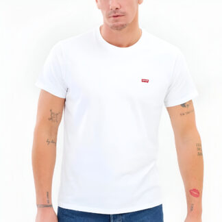 Levi's Men's White Short-Sleeve T-Shirt