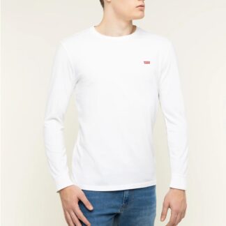 Levi's Men's Long Sleeve White T-Shirt