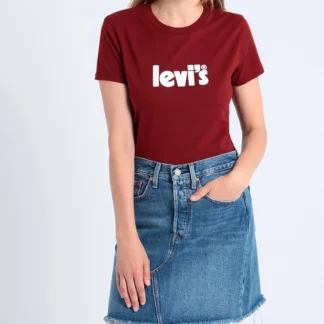 Levi's Women's Bordeaux Printed T-Shirt