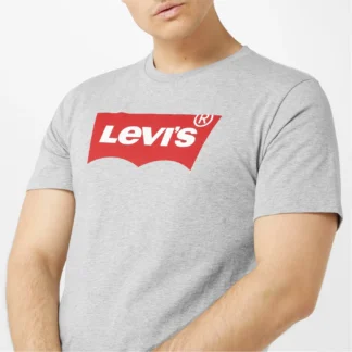 Levi's Men's Grey Printed T-Shirt