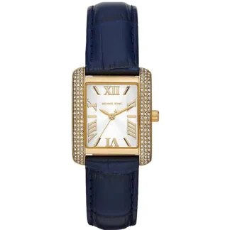 Timeless Elegance: Gold & Blue Women’s Quartz Watch by Michael Kors