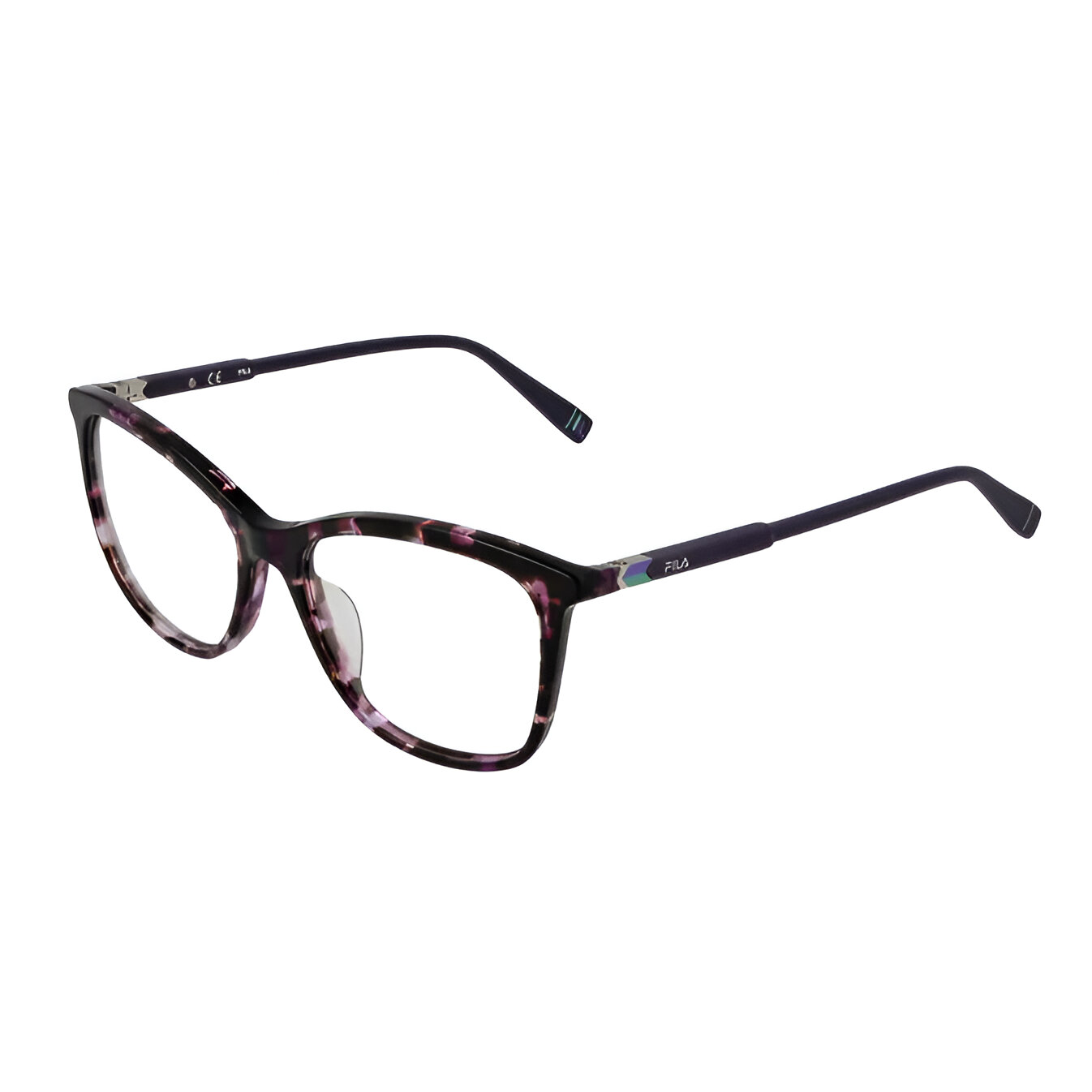 Fila Women's Purple Full-Rim Square Eyeglasses - Image 3