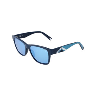 Fila Men's Square Blue Mirrored Sunglasses