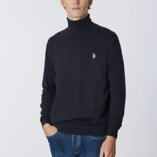 U.S. Polo Assn. Men's White Turtleneck Knitwear
