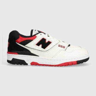 New Balance 550 Red Sporty Sneakers