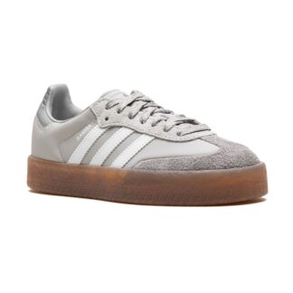 Adidas Women's Gray Suede Sneakers