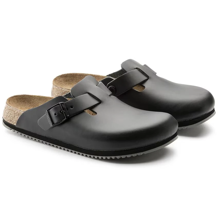 Birkenstock Women’s Black Leather Sandals - Image 2