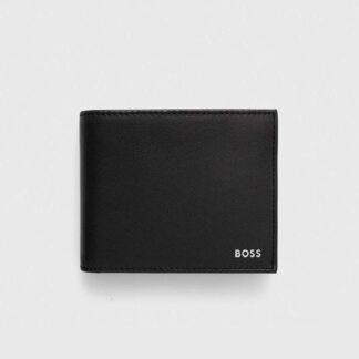 Boss Men's Black Leather Wallet