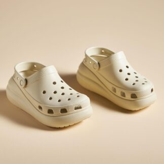 Crocs Women's Beige Slip-On Sandals