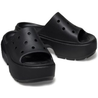 Crocs Women's Black Plain Slippers