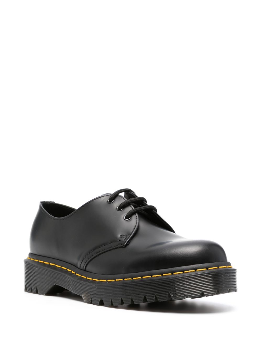 Dr. Martens Men's Black Leather Lace-Up Shoes - Image 5