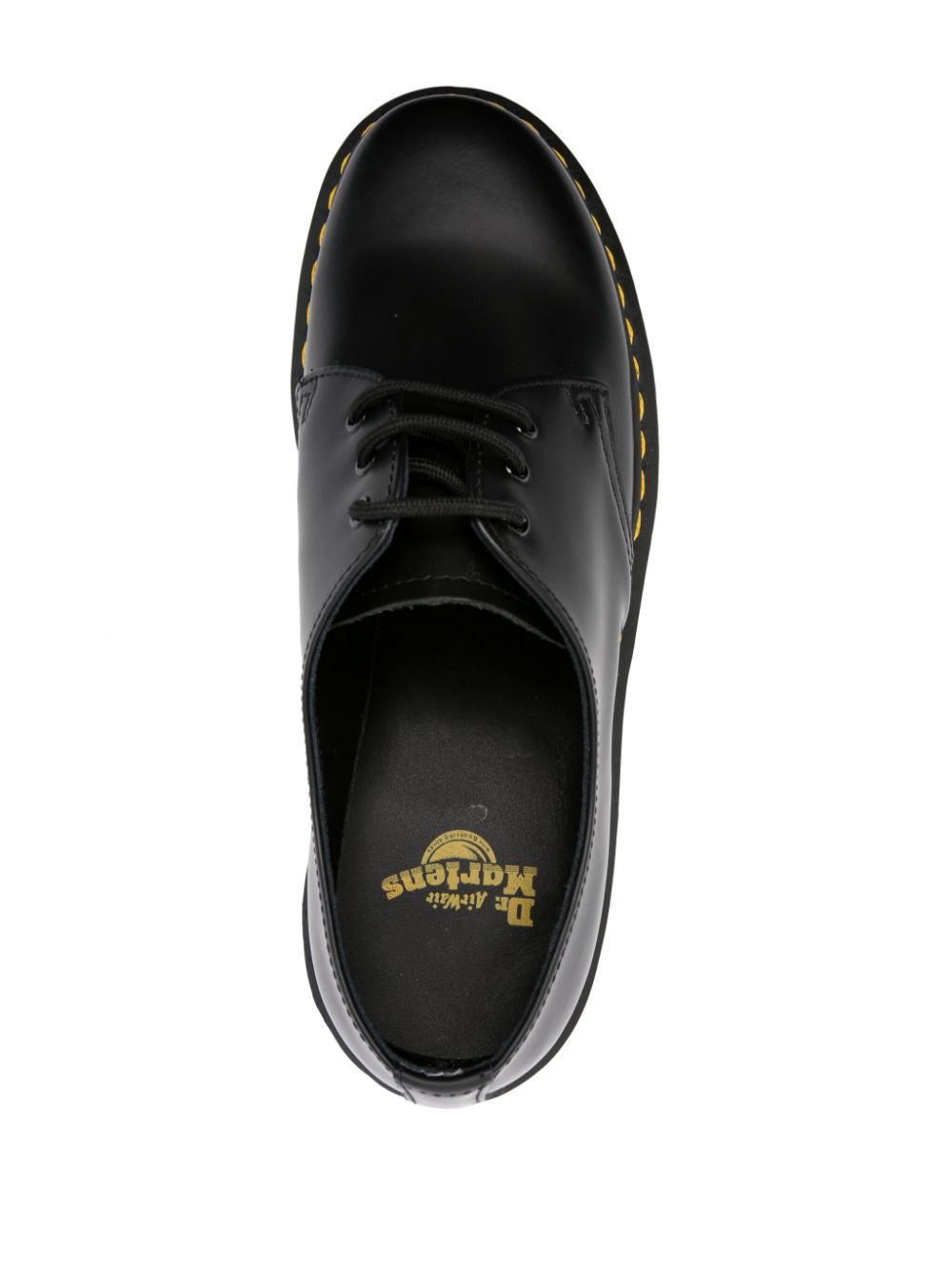 Dr. Martens Men's Black Leather Lace-Up Shoes - Image 4